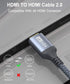 4K 15FT, 18Gbps 2.0 4K@60Hz 2K, 3D PS5/4, AkoaDa HDMI Cable High Speed Gaming Cord HDR, ARC Compatible for UHD TV