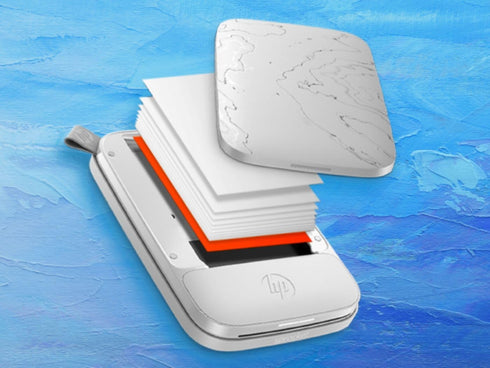 HP 2.3 3.4" (20 Sprocket x Premium Zink Sticky Back Photo Paper Sheets) Compatible with Sprocket Select and Plus