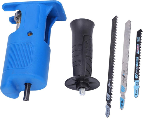 Portable Electric Reciprocating Saw Adapter for Electric Drill, Modified Tool Attachment for Wood and Metal
