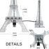 5V 9.8inch 48 WS2812B BTF-LIGHTING USB Romance Eiffel Tower Built-in Color Changing Night Light LED RGB Mini Night