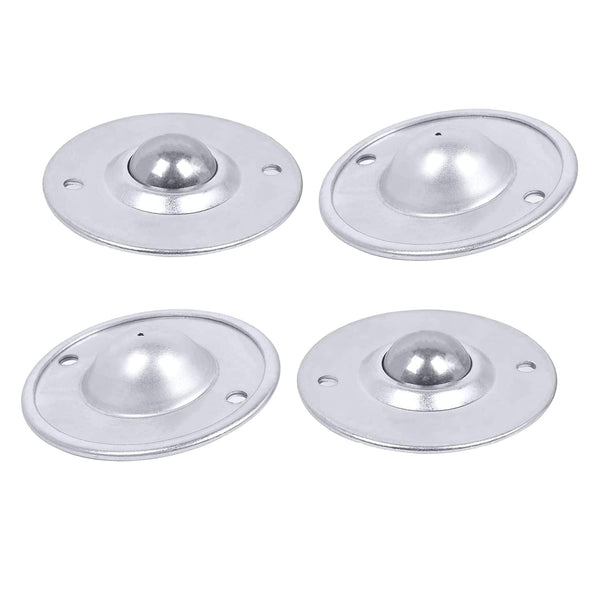 4PCS Mini Swivel Caster Wheels, Stainless Steel Universal Wheel, 360 Degree Rotation for Furniture