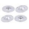 4PCS Mini Swivel Caster Wheels, Stainless Steel Universal Wheel, 360 Degree Rotation for Furniture