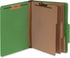Blue Summit Supplies Green Classification Folders, 10 Pack, Letter Size with 2 Inch Tyvek Expansions