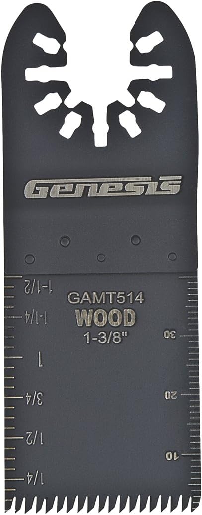 Genesis GAMT514 Universal 1 3/8" Precision Oscillating Multi-Tool Quick-Release Blade