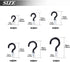 Swpeet 100Pcs Black Cup Hook Kit, Vinyl Coated Ceiling Screw Holder for Home