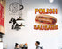 Fastasticdeals Z31 10 Food Truck Decals Polish Sausage Concession Restaurant Die-Cut Vinyl Sticker & Sign in on Longest