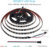 WS2811 16.4ft 300LEDs 12V Programmable IP65 3M ALITOVE RGB-IC Addressable LED Light Strip LED Strip Lights Dream Color