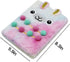 Fuzzy Plush Notebook Journal, Cute Cartoon Bear Diary for Kids, Girls, Boys Writing and Drawing (A5, 160 Lined Pages)