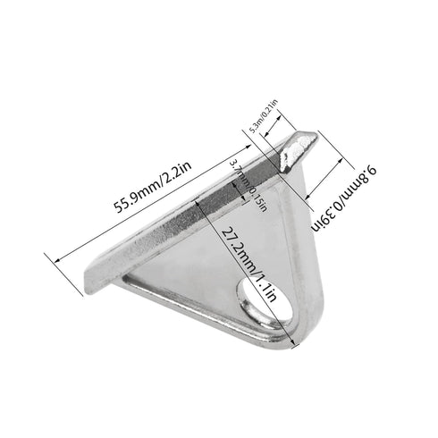 4Pcs 2020 Series Sliding Activity Hook for 6mm T-Slot Aluminum Extrusion Profile