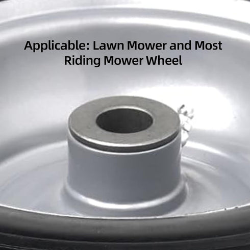 AR-PRO (4-Pack) 1" Bushings Carbon Steel for Lawn Mower and Most Riding Mower Wheel Bushings