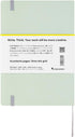Maruman MNEMOSYNE A5 Journal Notebook, 8.5 x 6.02 Inches, 120 Pages, Mint Green, Hard Cover