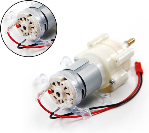 Fielect 5-12V DC Diaphragm Pump Motor, Self Priming Water Pumps with Shock Absorption, 5mm Copper Mouth R385