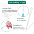 moveland 200PCS Disposable Plastic Transfer Pipettes - 3ml Calibrated Droppers for Science Laboratory & DIY Art