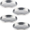 Prgislew 4 Pack Dental Tray, Medium Stainless Steel Kidney Trays, Reusable Metal Dish for Lab, Kitchen, Pet Tools