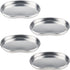 Prgislew 4 Pack Dental Tray, Medium Stainless Steel Kidney Trays, Reusable Metal Dish for Lab, Kitchen, Pet Tools