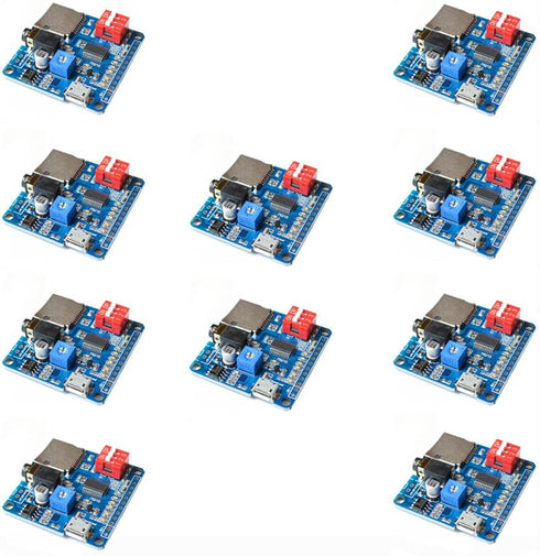 Smartmiao SZ 10pcs MP3 Voice Playback DY-SV5W Player Music Voice IO Trigger UART Serial