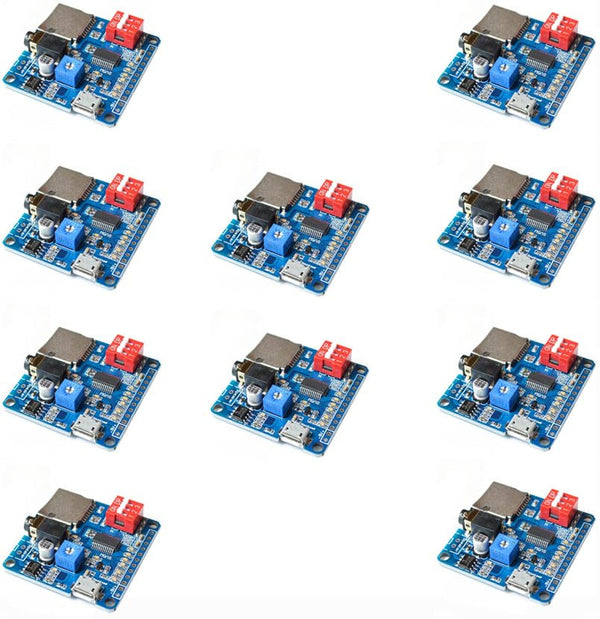 Smartmiao SZ 10pcs MP3 Voice Playback DY-SV5W Player Music Voice IO Trigger UART Serial