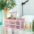 organizing,14.96" x9.84"x 7.87" basket,20L Pink crates for storage,plastic baskets for collapsible shopping foldable