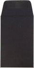 JAM PAPER Coin Business Envelopes #1 - Smooth Black, 2 1/4 x 3 1/2, 50/Pack