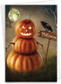 The Best Card Company - 1 Happy Halloween Card with Envelope, Fun Spooky and Festive Card for Halloween (Spooky