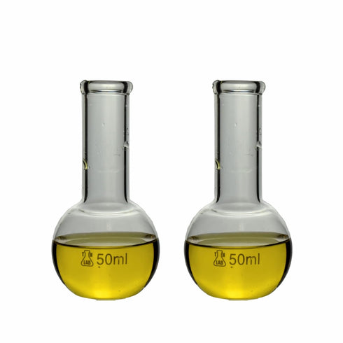 TN LAB Flat Bottom Boiling Flask 50ml (2-Pack)