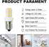 XRZT Bulbs 15W C7 E12 Bulbs Bulbs Bulb 6000K Non-Dimmable 5-Pack Salt Lamp Led Night Light Candelabra Light