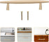 Luxshiny Brass Cabinet Pulls Spacing Minimalist Drawer Handles for Wardrobes Dressers Bedside Tables Stable