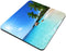 Ocean Mouse Pad, ANSE Lazio Beach at Praslin Island Surfing Scenic View Rectangle Non-Slip Rubber Mousepad