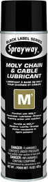 Sprayway SW291 M1 Moly Chain & Cable Lubricant, 15oz