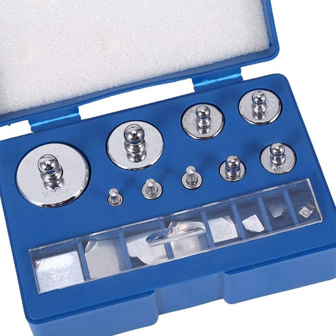 211.1g Weight Combination Set, 17Pcs 100g 50g 20g 10g 5g 2g 1g Precision Calibration Weight Set