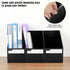 Marte Vanci Magazine File Holder 3 Pack, Plastic Folder Holder with Labels for Desk Organizer, Office Paper Storage