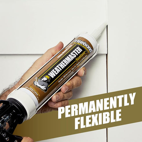 Titebond WeatherMaster Sealant 44291, 9.5 Oz. Cartridge, Brown