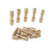 NC HAISDA Brass Corby Bolts Rivets, EDC Knives Maker Fasteners Pack of 10, 6mm