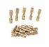 NC HAISDA Brass Corby Bolts Rivets, EDC Knives Maker Fasteners Pack of 10, 6mm