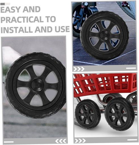 Replacement Grocery Cart Wheels - Castor Wheels for Shopping Baskets