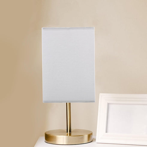 E27 5.5" 5.5" 7.8" Square Lamp Shade: Fabric Lampshade for Table & Floor Lamps - Square Replacement Lampshade