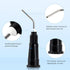 JMU 100Pcs Bent Dispensing Tips 20g, Blunt Tip Dispensing Needle, Dental Pre Bent Flow Dispensing Etch Tips, Disposable Oral Irrigation Needle Tips, Black
