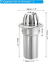 PATIKIL Dome Gutter Guard, Stainless Steel Downspout Strainer, Anti-Blocking Strainer Floor Line Gutter Cleaning Tool for Balcony Garden Patio, 3 Inch