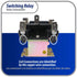 General Purpose Switching Relay APSWR-342, 90-342, 208-240 VAC Coil, DPDT for HVAC and Electrical Installations