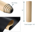 NATGAI Sponge Neoprene with Adhesive Foam Rubber Sheet - 1/8” Thick X 12” Wide X 54” Long, DIY, Gaskets, Crafts