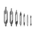 7PCS Center Drill Bits Set M2 HSS Centering Starter Drill Bit 60-Degree Countersink Tools for Lathe Metalworking