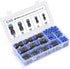 60Pcs Quick Connect Air Hose Fittings Kit for 5/32 1/4 5/16 3/8 1/2 inch Quick Release Pneumatic Push