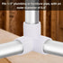 32 Pack 1/2 Inch 3 Elbow Covzoe Way PVC Fittings, Furniture Grade Pipe Connectors, Heavy Duty Pipe Corner Fittings DIY