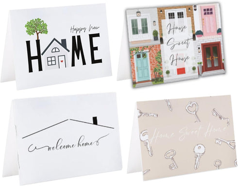 Lashicorn Congratulations on Your New Home | 24 pk Realtor Note Cards for