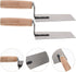 Yardwe Hand Tools 4pcs Concrete Trowel Set, Finishing Trowel, Putty Trowel, Margin Trowel for Construction