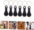 6Pcs Stainless Steel Shopping Cart Tokens Keychain Grocery Trolley Coins Portable Quarter Coin for Supermarket Use