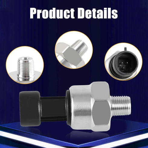200 PSI Pressure Transducer Sensor with Connector Harness, 1/8"NPT Thread Stainless Steel Transmitter