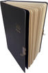 Vintage 365 Journal with Lock and Key, A5 Black Hardcover Diary for Adults, Men, Women