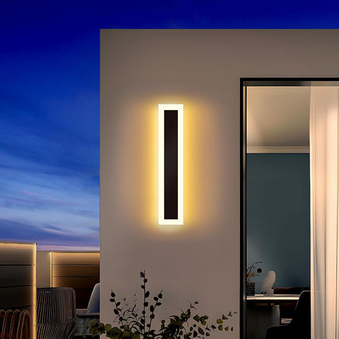 Modern - Outdoor - Lights 1pack-11.82in, 3000k Long Wall Light for House/Porch,