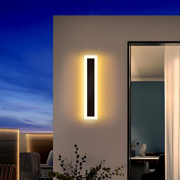 Modern - Outdoor - Lights 1pack-11.82in, 3000k Long Wall Light for House/Porch,